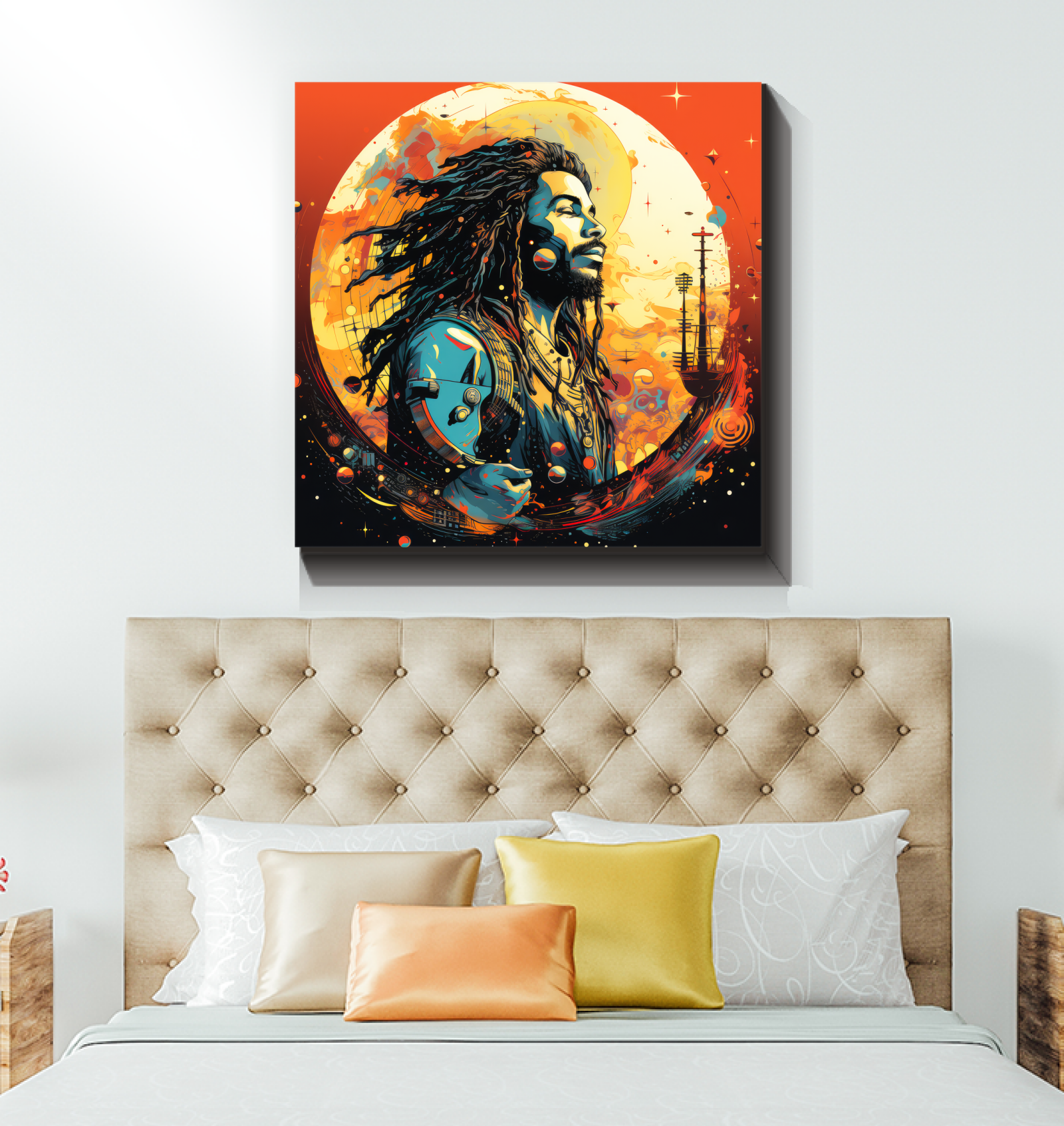 Saxophone Serenity Jazz Music Wall Art