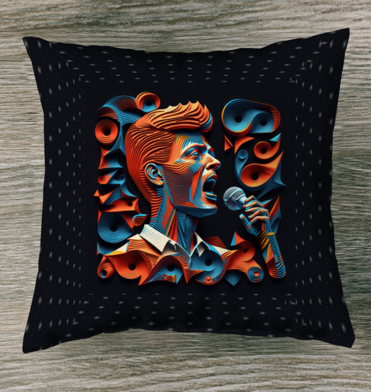 Electro Lounge Outdoor Pillow