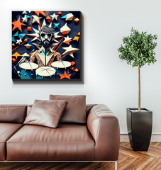 Harmonic Hues Wrapped Canvas