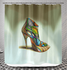 AquaStride Futuristic Shoe Curtain - Beyond T-shirts