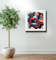 Disco Fever Wrapped Canvas