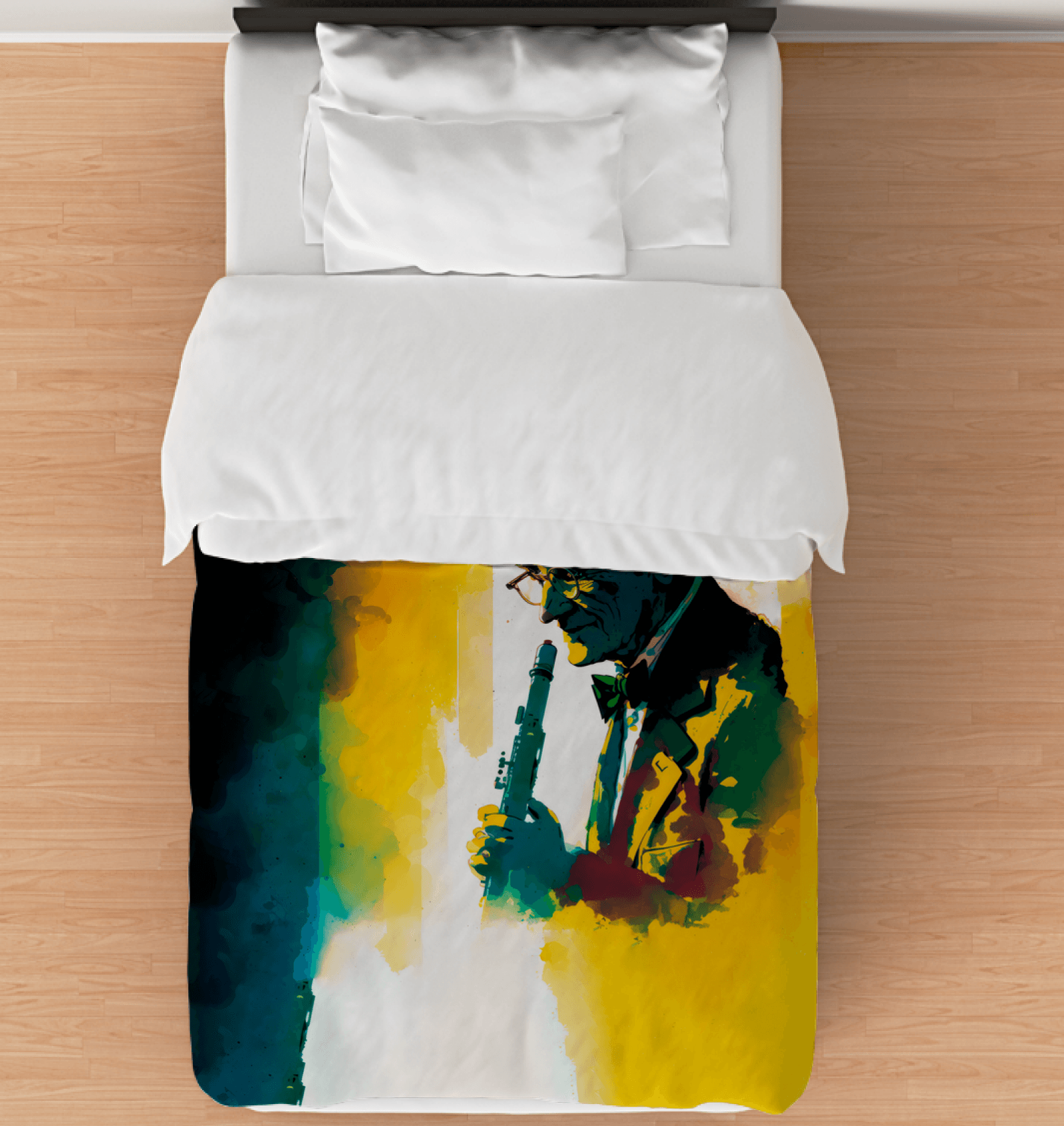 Rhapsody in Rest Comforter: Music Lover's Dream - Beyond T-shirts