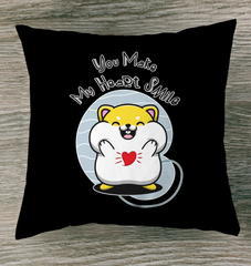 You Make My Heart Smile Outdoor Pillow