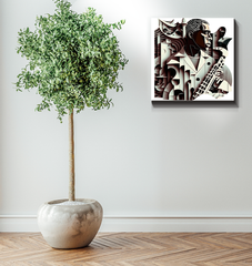 Note Nirvana Wrapped Canvas