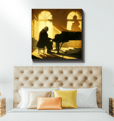 Guitar Harmony - Musician's Canvas Wall Decor - Beyond T-shirts