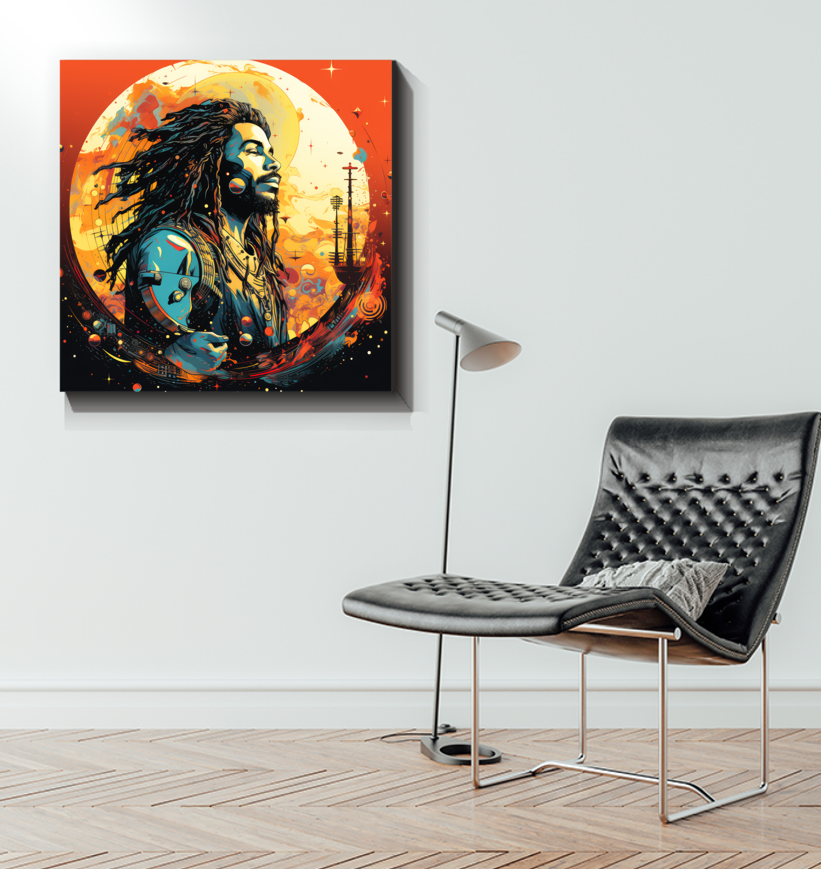 Saxophone Serenity Jazz Music Wall Art