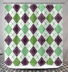 Diamond Elegance Unveiled Shower Curtain