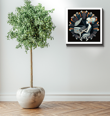 Home decor canvas celebrating the spirit of Sunsplash festival.