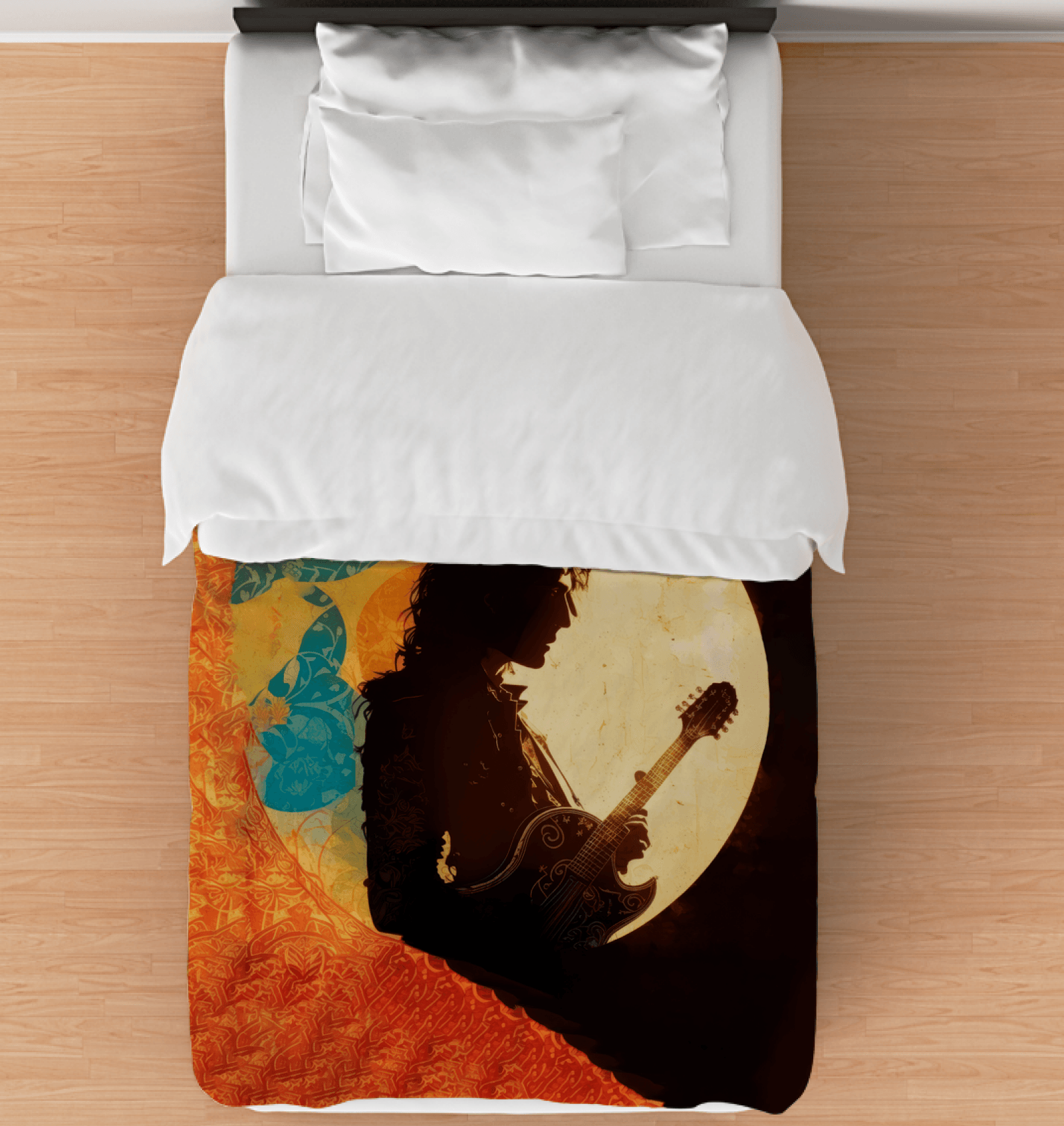 Sonic Serenity Comforter: Music Notes Bedding Collection - Beyond T-shirts
