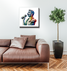 Rhythmic Radiance Wrapped Canvas