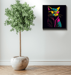 Whiskered Wonder Canvas - Beyond T-shirts