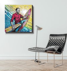 Coastal elegance with Surfing 5 20 Canvas