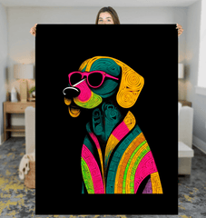 Doggy Dreamland Escapes Sherpa Blanket - Beyond T-shirts