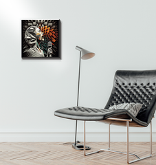 Symphony Silhouette Wrapped Canvas