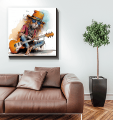 Harmonious Hoots Caricature Canvas - Beyond T-shirts