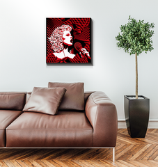 Punk Pulse Wrapped Canvas