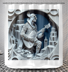 Tribal Tunes Shower Curtain