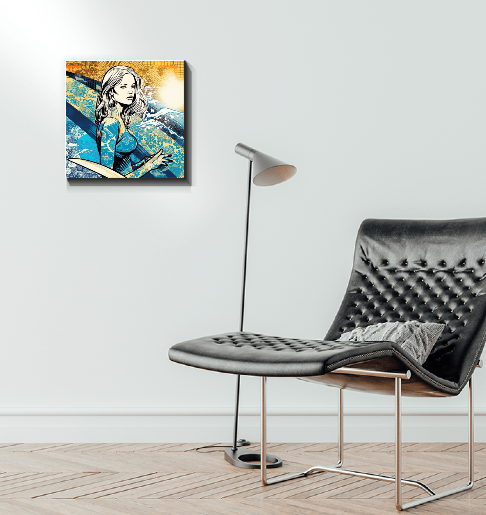Surfer's Paradise Canvas Print - Beyond T-shirts