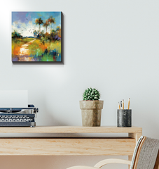 Coastal Serenity Wrapped Canvas
