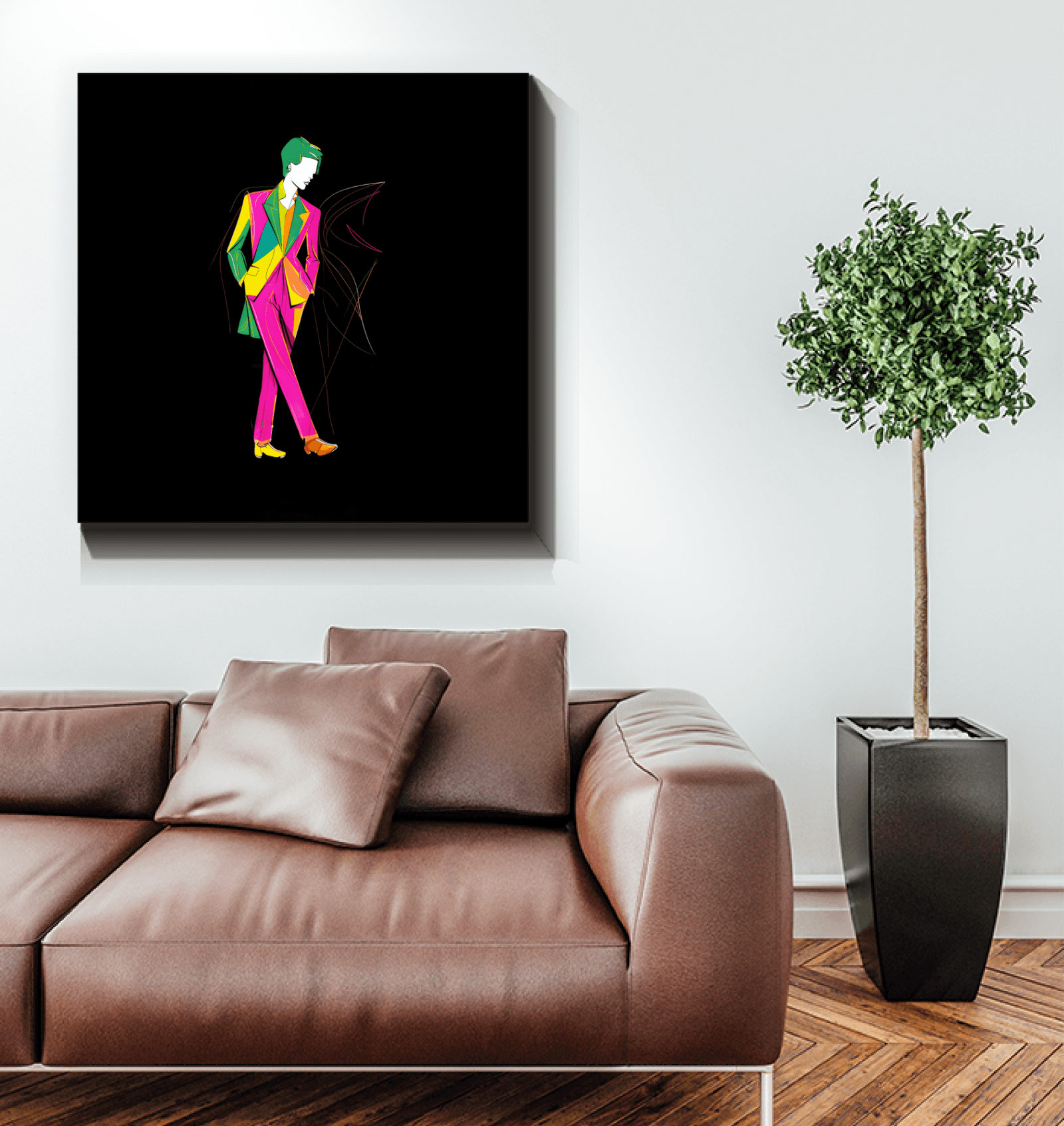 Fashionably Floral Canvas Art - Beyond T-shirts