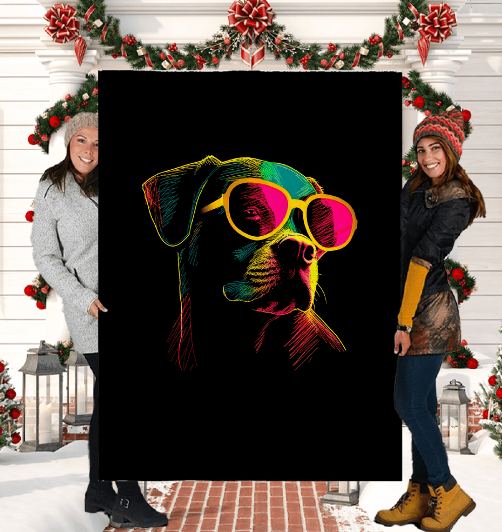 Paw Prints Of Love Sherpa Blanket - Beyond T-shirts
