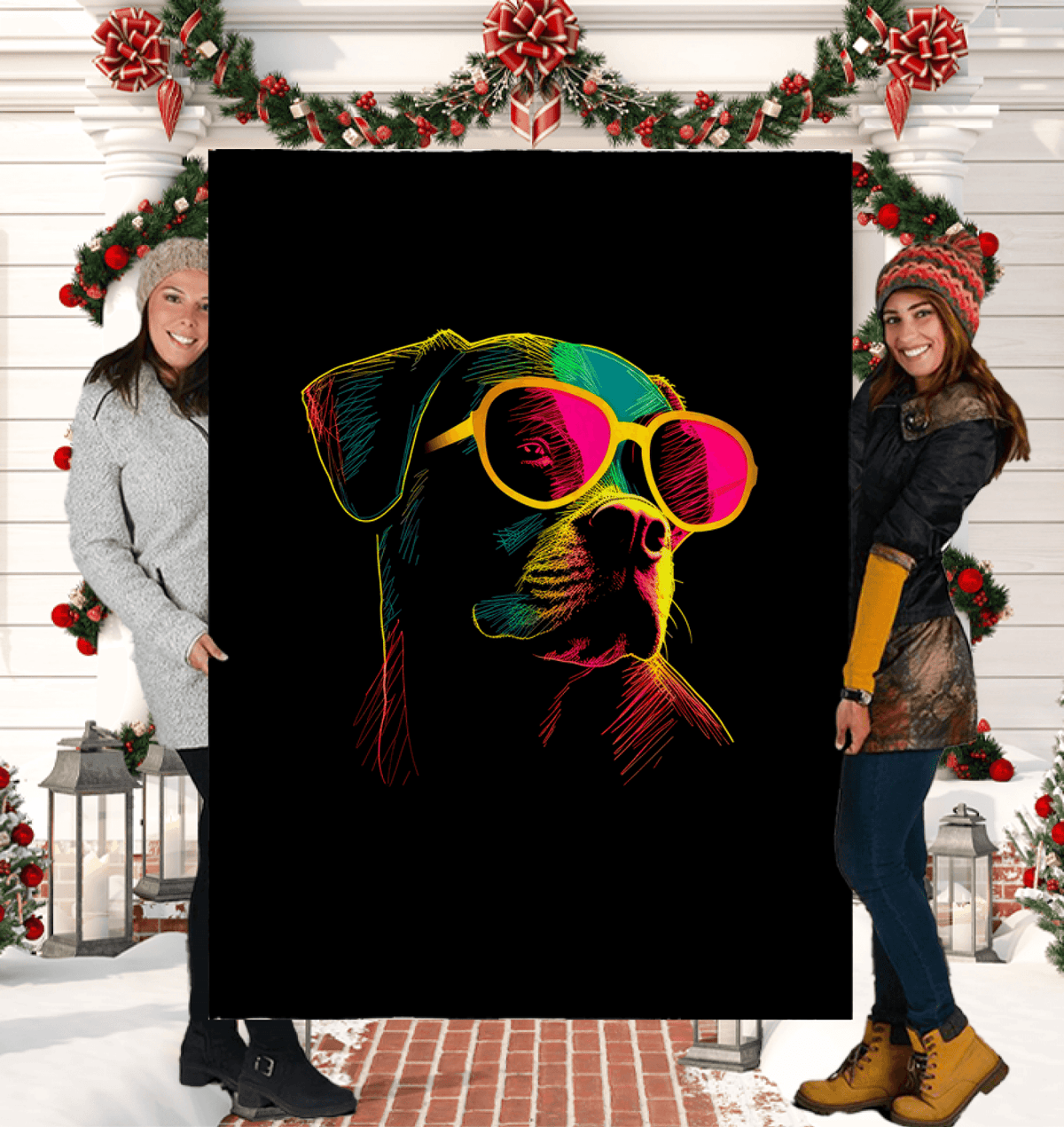 Paw Prints Of Love Sherpa Blanket - Beyond T-shirts