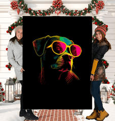 Paw Prints Of Love Sherpa Blanket - Beyond T-shirts