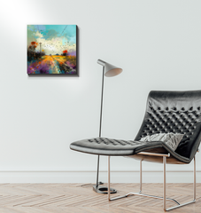 Fields of Lavender Wrapped Canvas