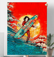 Surfing Elements Sherpa Blanket - Beyond T-shirts