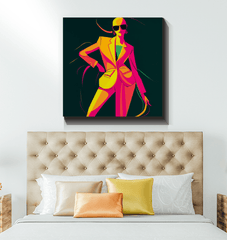 Vogue Vibes Runway Canvas Print - Beyond T-shirts