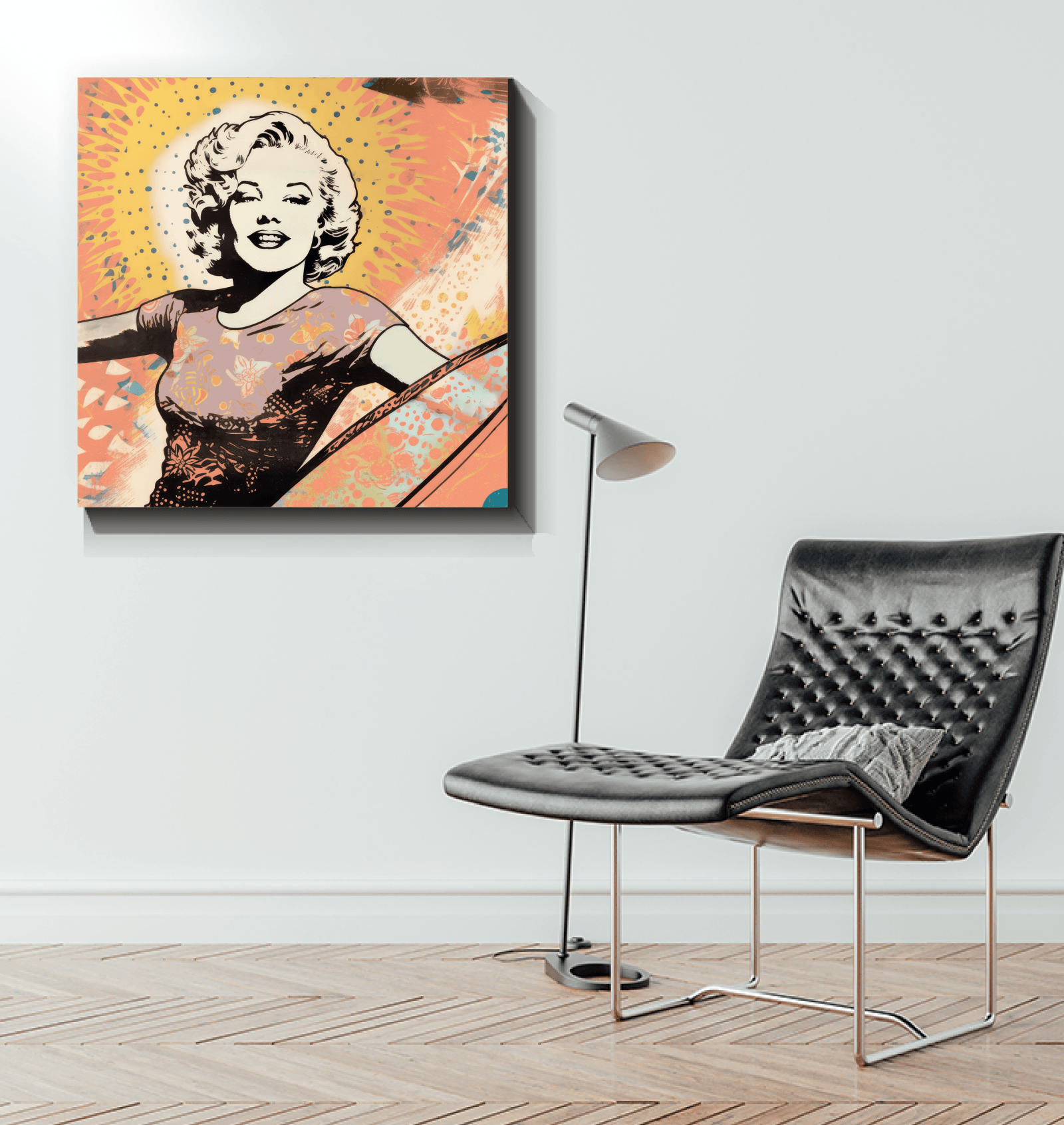 Abstract surf design on Surfing 5 01 Canvas