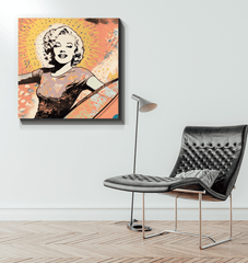 Abstract surf design on Surfing 5 01 Canvas