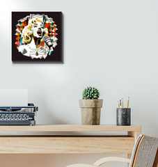 Jazz Echoes Wrapped Canvas