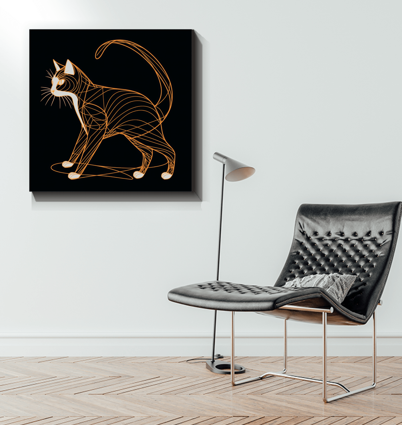 Elegant Siamese Gaze Canvas - Beyond T-shirts