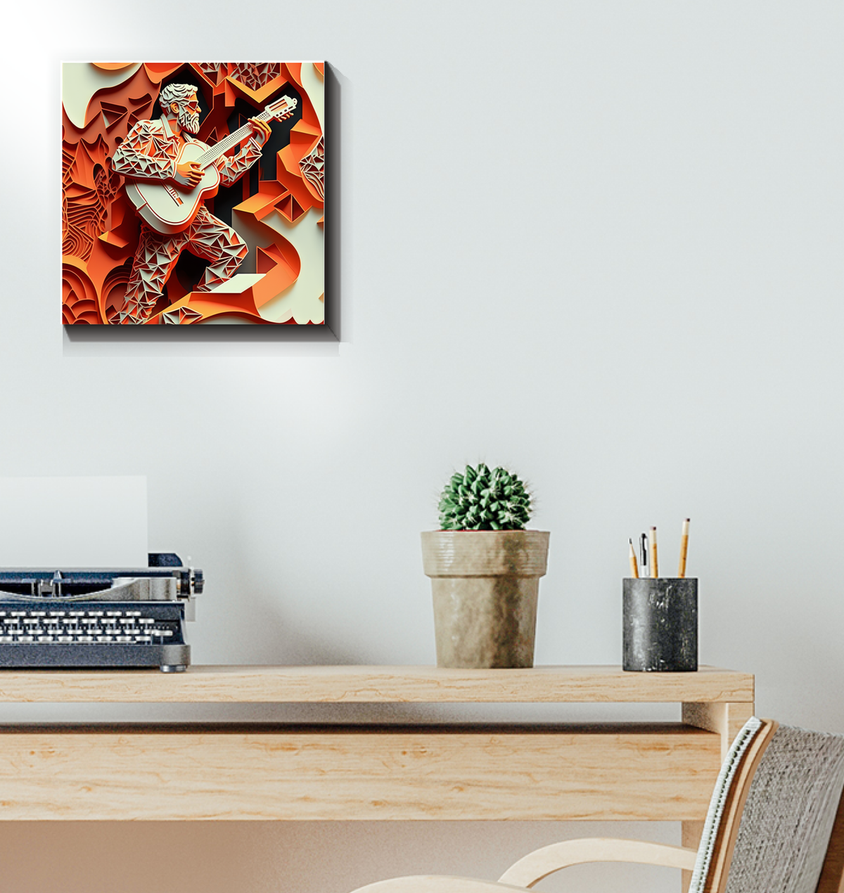 Melodic Muse Wrapped Canvas