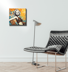 Detailed surf artwork on Surfing 5 06 Canvas