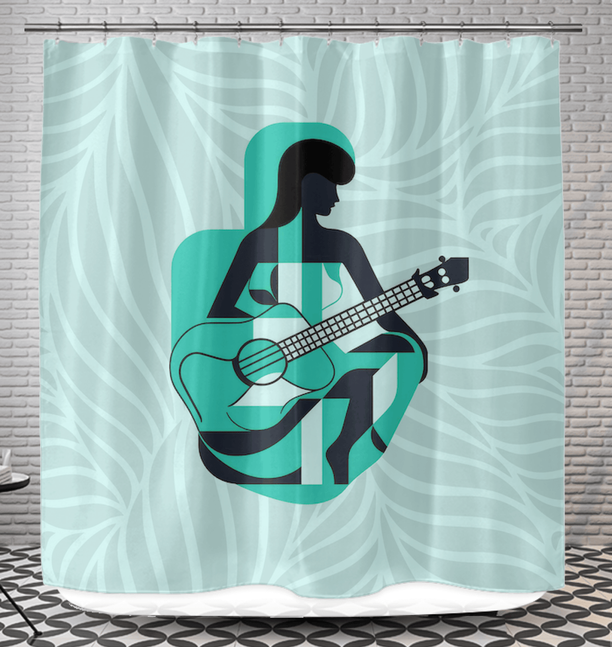 Glamour Fusion Fashion Shower Curtain - Beyond T-shirts