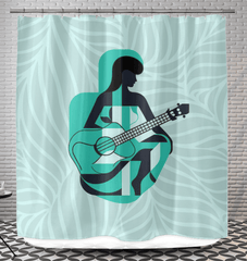 Glamour Fusion Fashion Shower Curtain - Beyond T-shirts