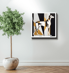 Elegant Bull Terrier Urban Stride - Beyond T-shirts