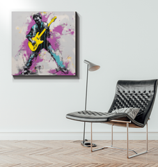 Cosmic Connection Abstract Canvas Art