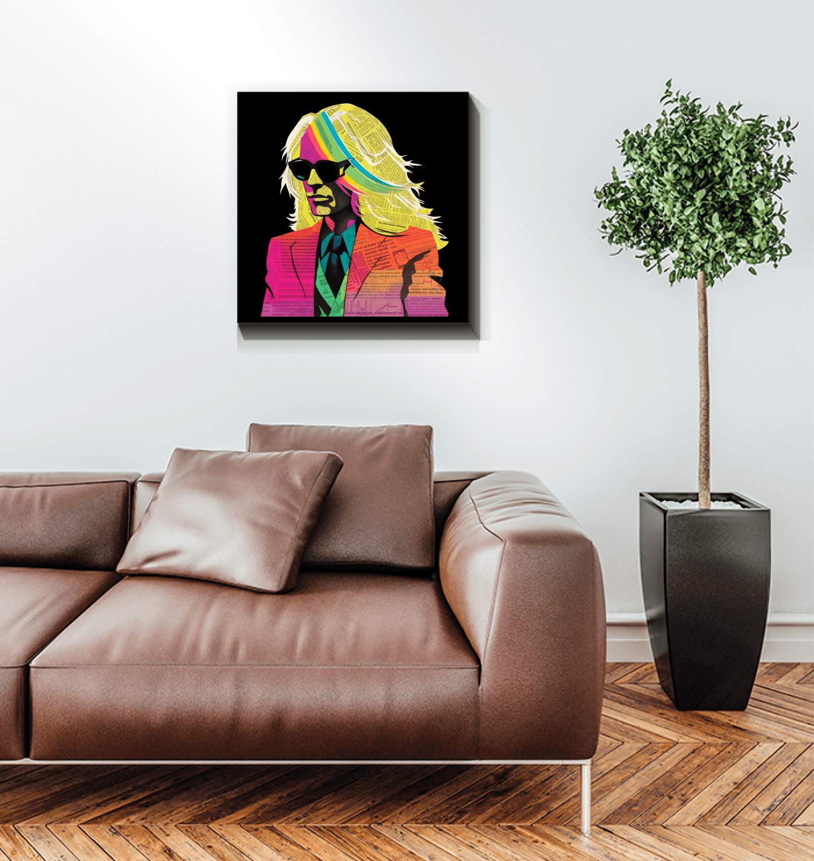 Elegance in Abstract Fashion Canvas - Beyond T-shirts