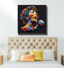 Soulful Silhouette Wrapped Canvas