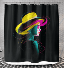 Elegance in Motion Shower Curtain - Beyond T-shirts
