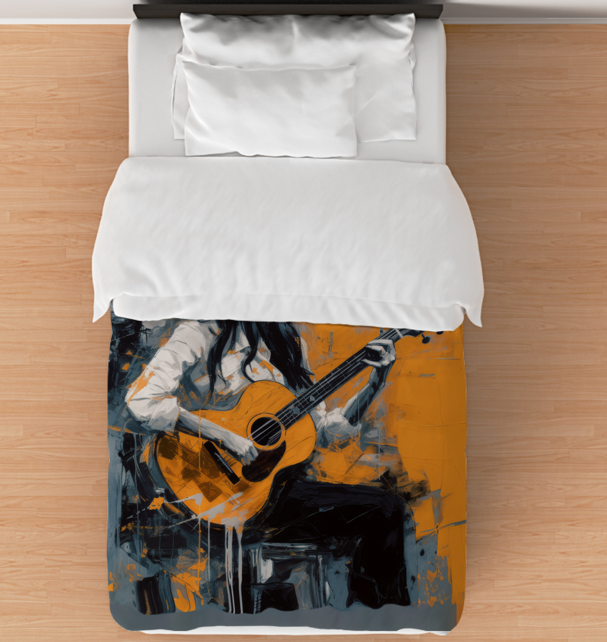 Harmony in Minimalism Duvet Cover