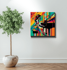 Elegant Couture Harmony Wrapped Canvas - Beyond T-shirts