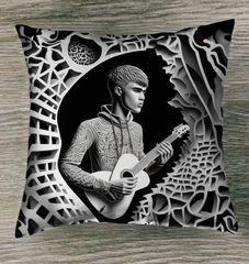 Euphonic Echoes Music-Inspired Pillow