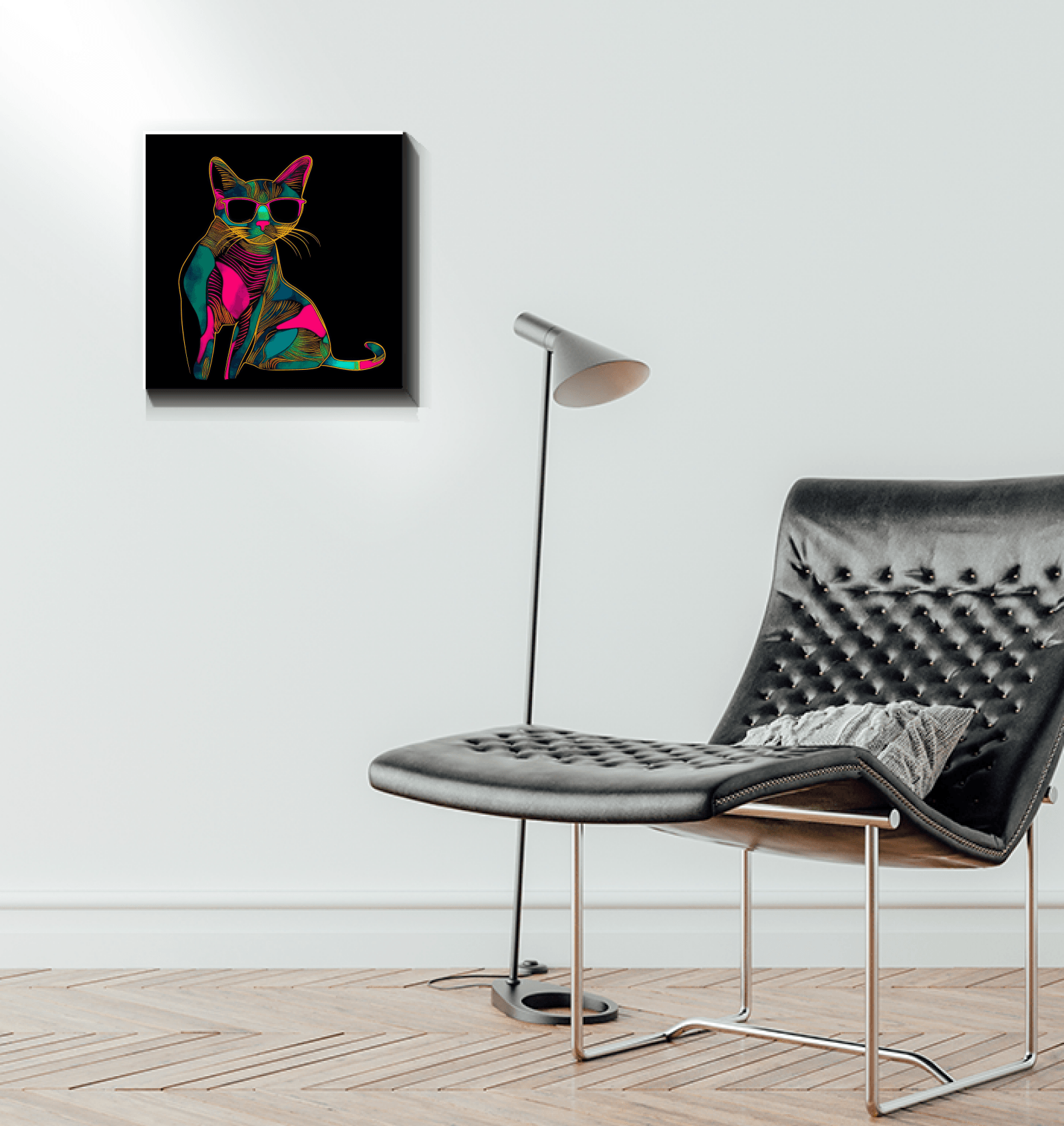 Mysterious Gaze Canvas Print - Beyond T-shirts