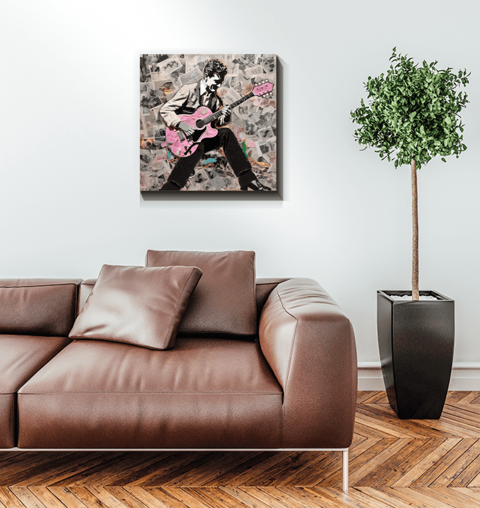 Euphoric Resonance Wrapped Canvas Notes Of Bliss - Beyond T-shirts