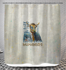 Fox Patterned Shower Curtain - Home Essentials.