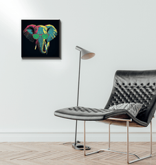 Elephant Family Bond Canvas Print - Beyond T-shirts